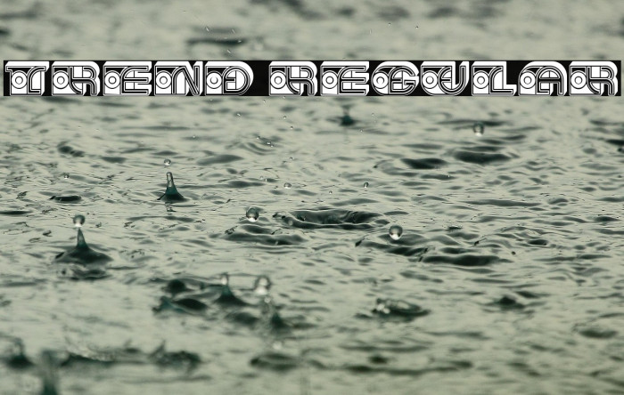 Trend Regular Example 1