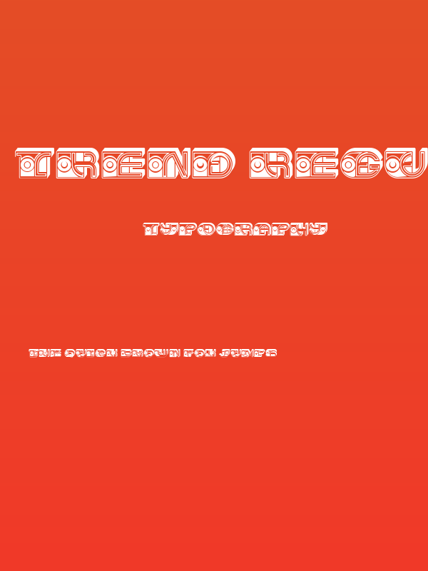 Trend Regular Poster