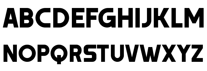 Trender Font LOWERCASE