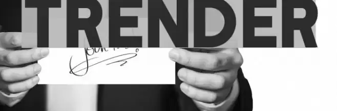 Trender Font examples