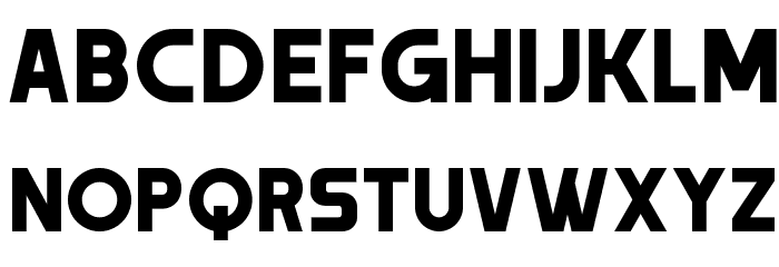 Trender Font LOWERCASE