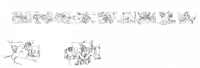 Trendy Pornography Font OTHER CHARS