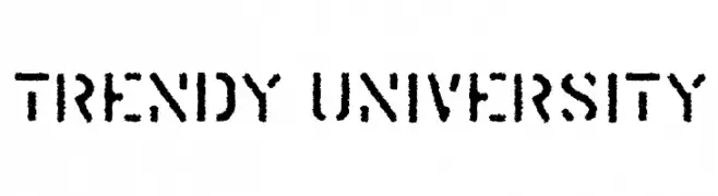 Trendy University  Free Fonts Download