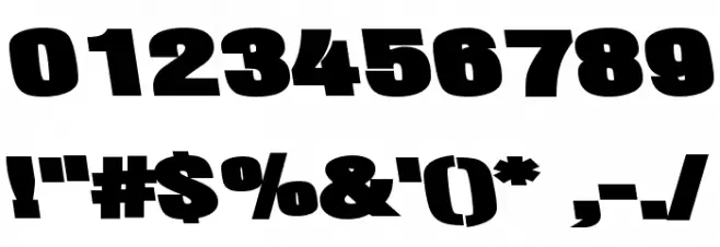 Trendy Font OTHER CHARS