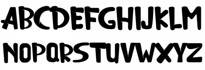 Treno is love Schriftart Groß