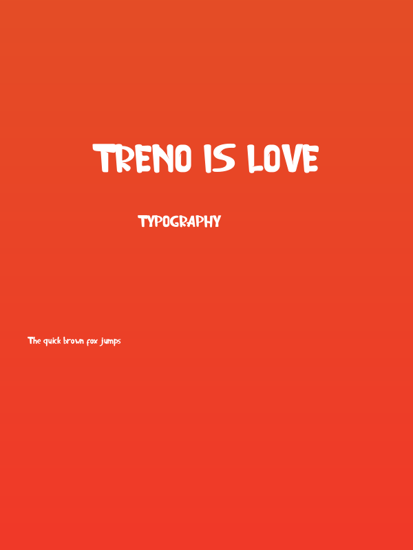 Treno is love Poster