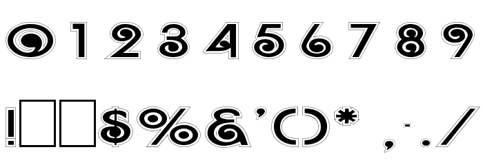 Trenz Font OTHER CHARS