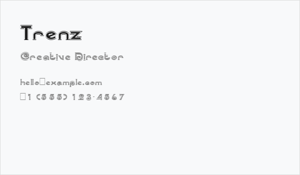 Trenz Business Card