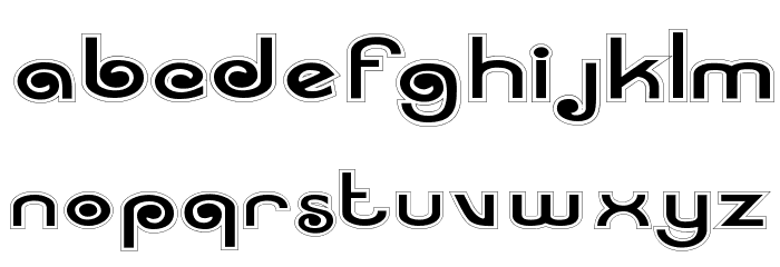 Trenz Font LOWERCASE
