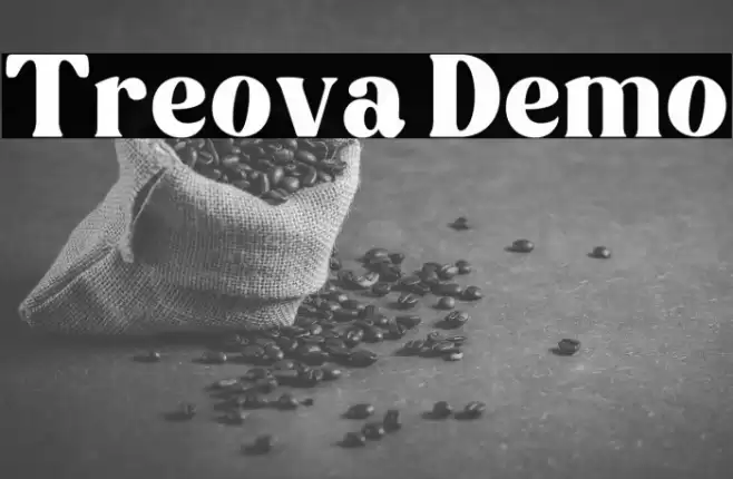 Treova Demo Font examples