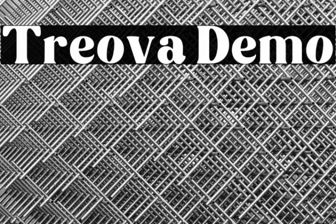 Treova Demo Font examples