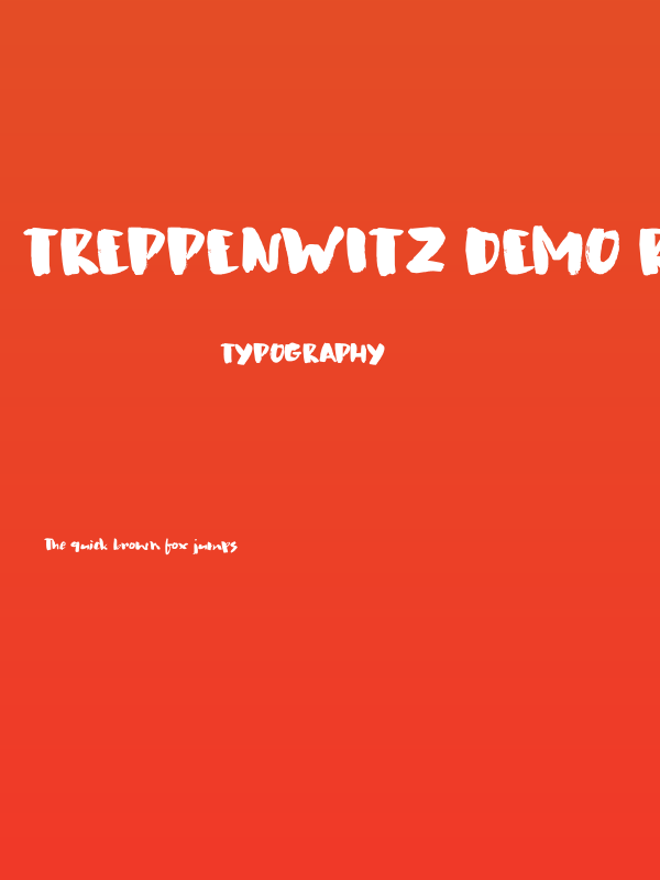 Treppenwitz DEMO Regular Poster