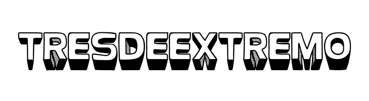 Tres De Extremo Шрифта