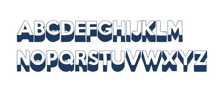 Tres y Dos, Cinco Uppercase