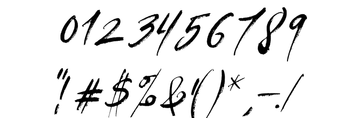TresTequilas Font OTHER CHARS