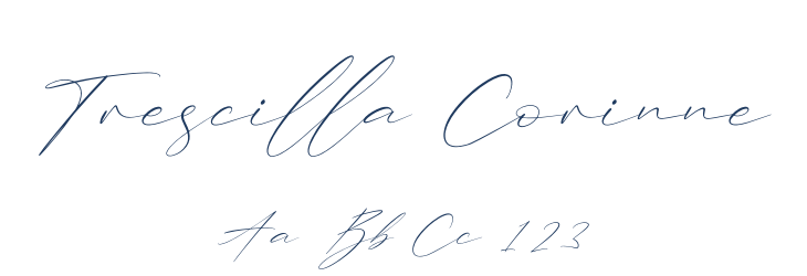 Trescilla Corinne Font Preview