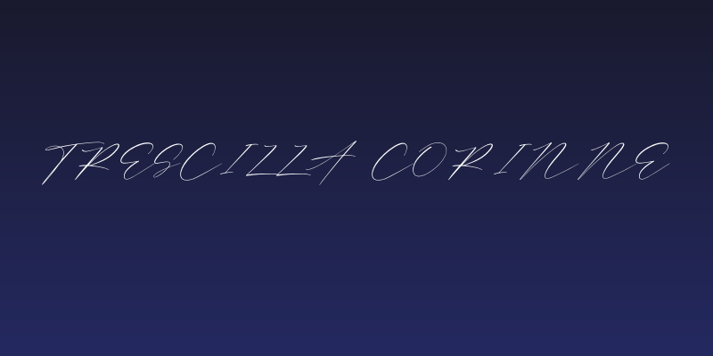 Trescilla Corinne Social Header
