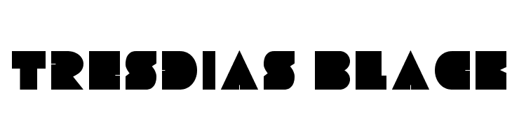 Tresdias Black  नि: शुल्क फ़ॉन्ट्स डाउनलोड