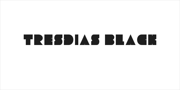 Tresdias Black Logo