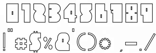 Tresdias Font OTHER CHARS