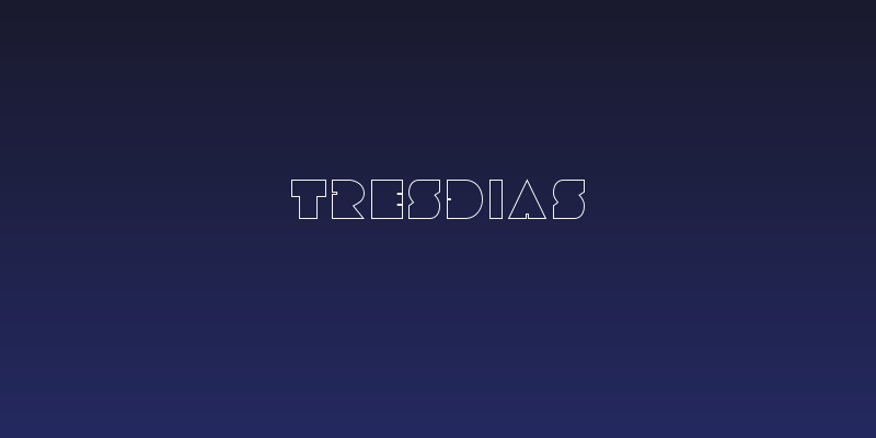 Tresdias Social Header