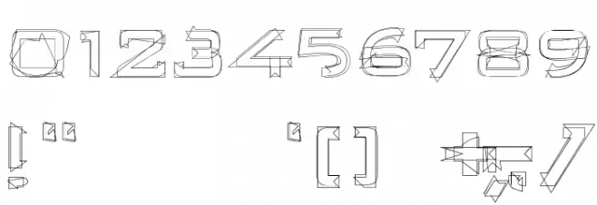 Tresor Eins Font OTHER CHARS