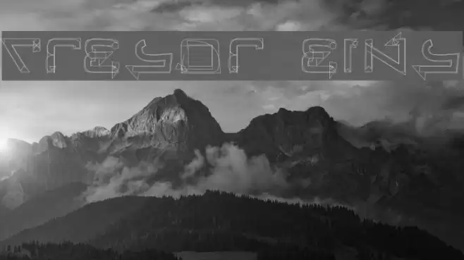 Tresor Eins Font examples