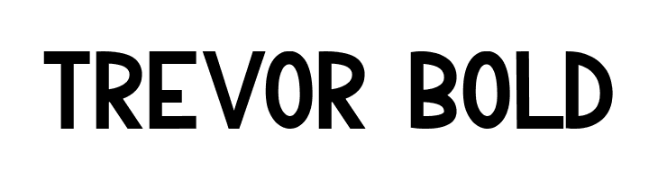 Trevor Bold  フリーフォントのダウンロード