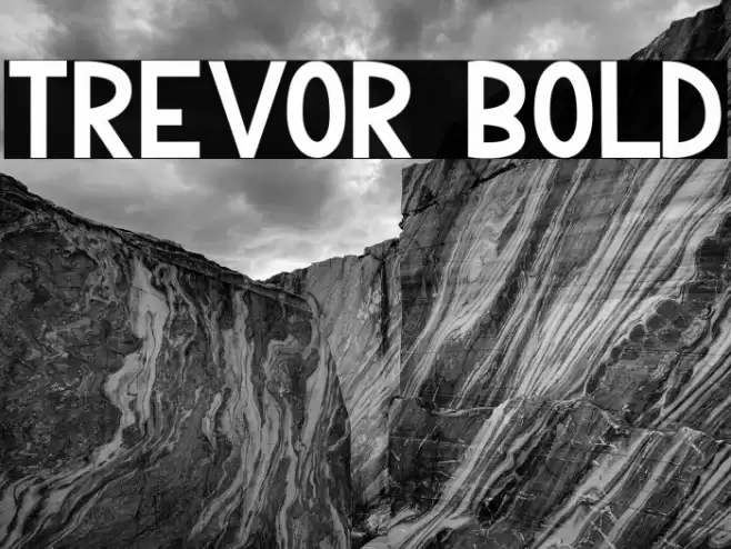 Trevor Bold Font examples