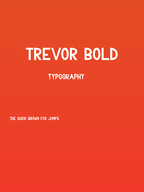 Trevor Bold Poster