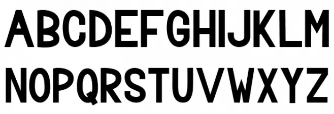 Trevor Bold Font LOWERCASE
