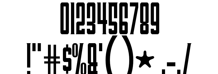 TriacSeventyOne-Regular Font OTHER CHARS