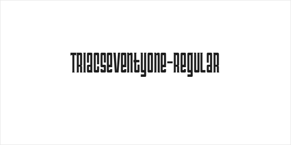 TriacSeventyOne-Regular Logo