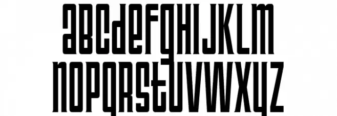 TriacSeventyOne-Regular 字体 小写