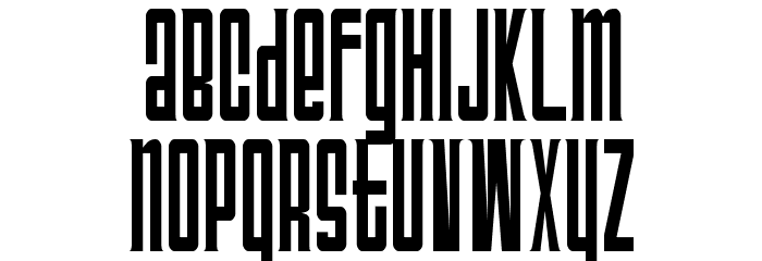 TriacSeventyOne-Regular Font LOWERCASE