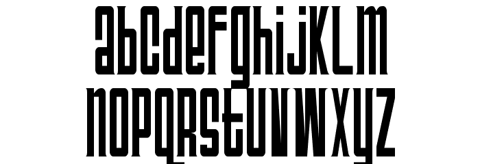 TriacSeventyone Font LOWERCASE