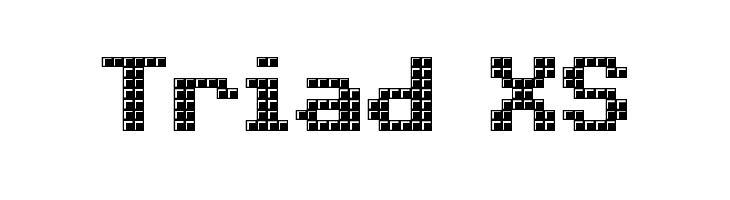 Triad XS  Frei Schriftart Herunterladen