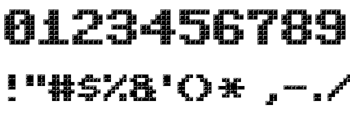 Triad XS Font OTHER CHARS