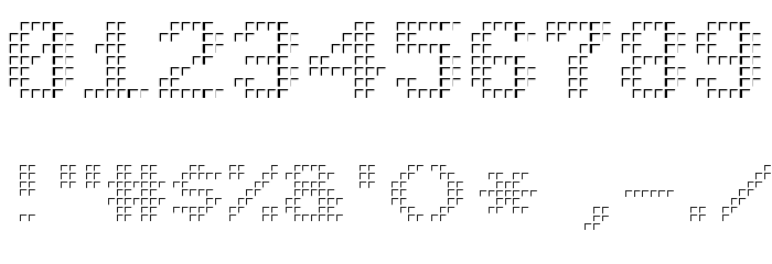 Triad Font OTHER CHARS