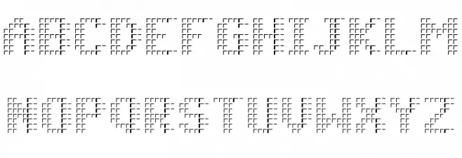 Triad 字体 大写