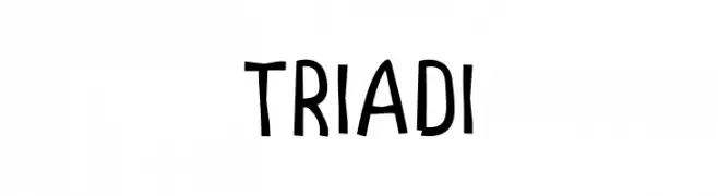 Triadi  Frei Schriftart Herunterladen