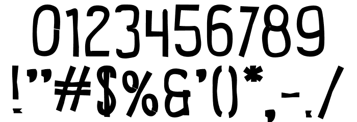 Triadi Font OTHER CHARS