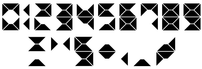 Triangel Font OTHER CHARS