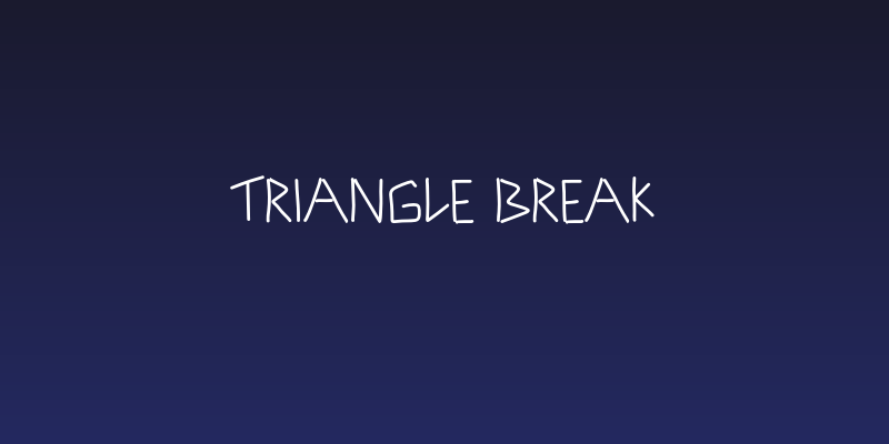 Triangle Break Social Header