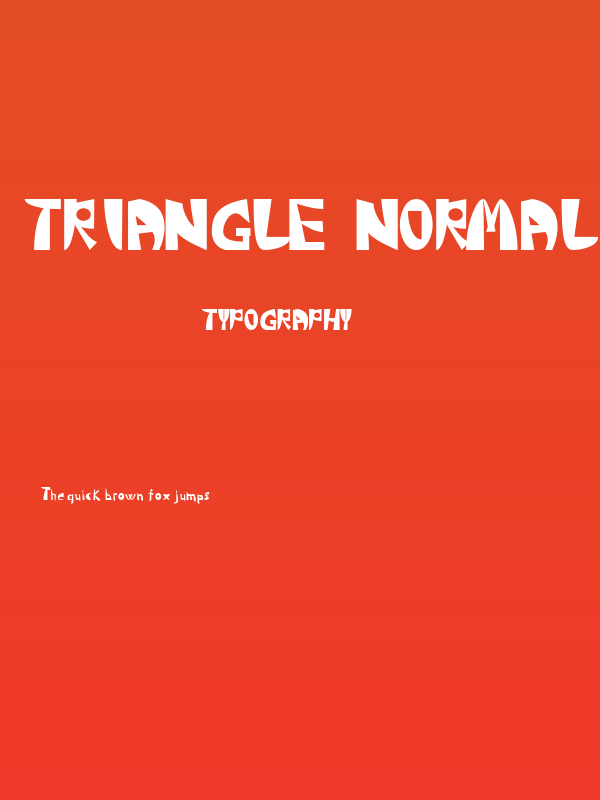 Triangle  Normal Poster
