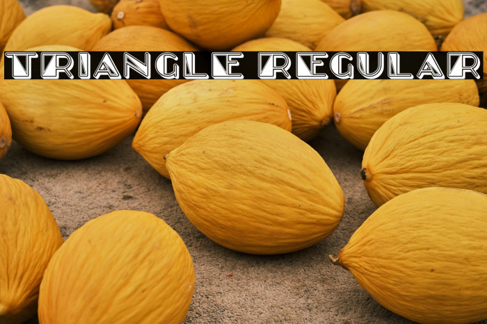 Triangle Regular Example 1