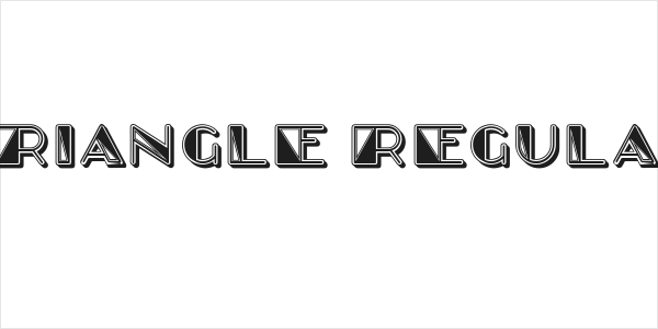 Triangle Regular Logo