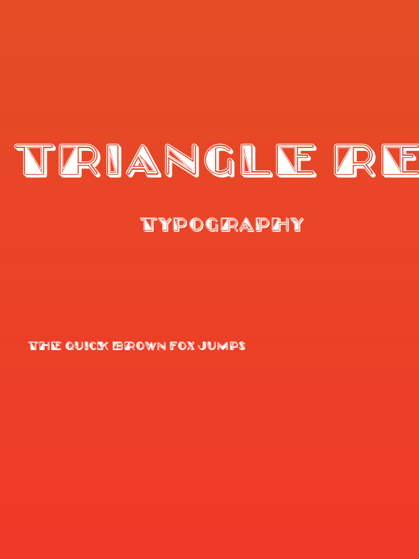 Triangle Regular Poster