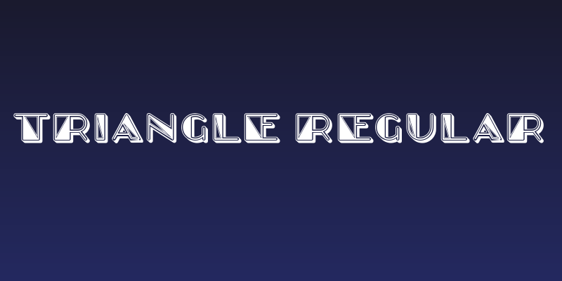 Triangle Regular Social Header