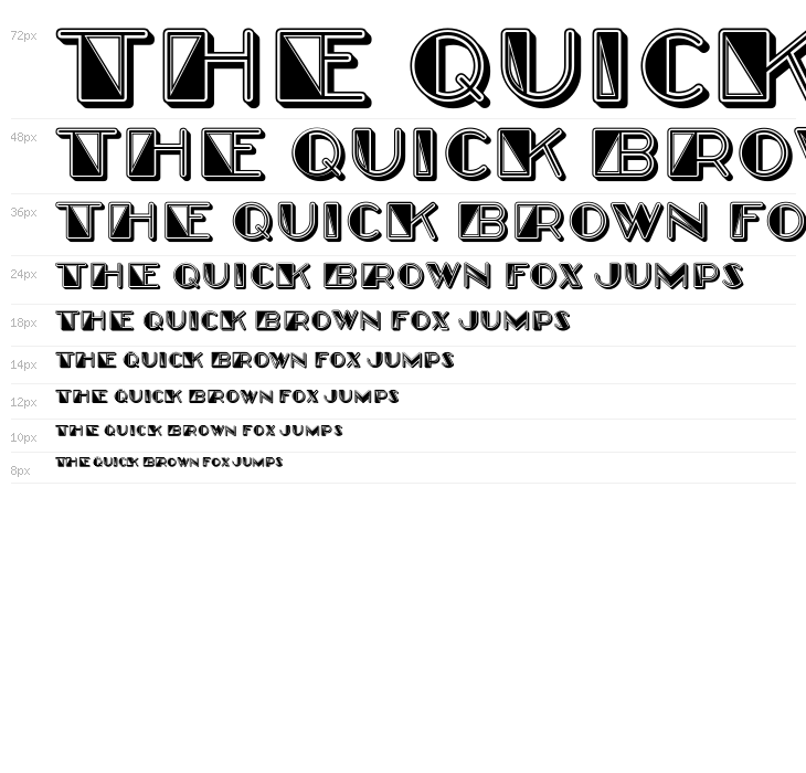 Triangle Regular Waterfall